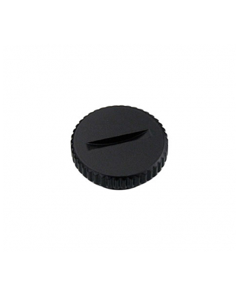 Koolance Flacher schwarzer Verschlussstopfen von Koolance aus Messing fr 1/4 Z (SCR-CP003PG-BK)