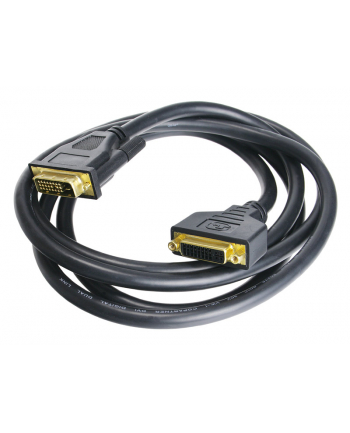 InLine PRZEDŁUŻACZ DVI-D DUAL LINK-POZŁACANE KOŃCÓWKI-2M 17773P KABEL PRZEDŁUŻACZ DVI- (17773P)