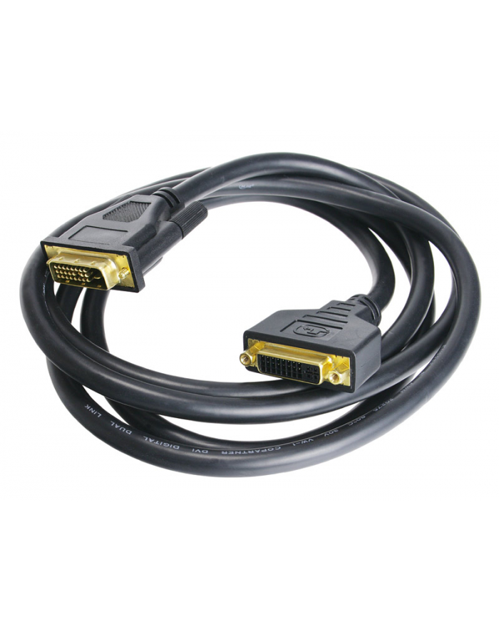 InLine PRZEDŁUŻACZ DVI-D DUAL LINK-POZŁACANE KOŃCÓWKI-2M 17773P KABEL PRZEDŁUŻACZ DVI- (17773P) główny