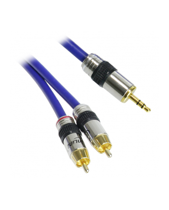 InLine 0.5m 2x RCA/3.5mm Premium (89929P)