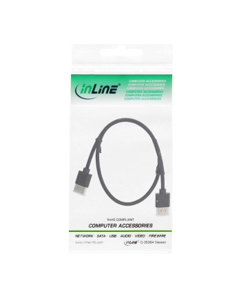 InLine KABEL MINI HDMI NA HDMI HIGH SPEED Z ETHERNET 1.8M-CZARNY 17002C KABEL MINI (17002C)