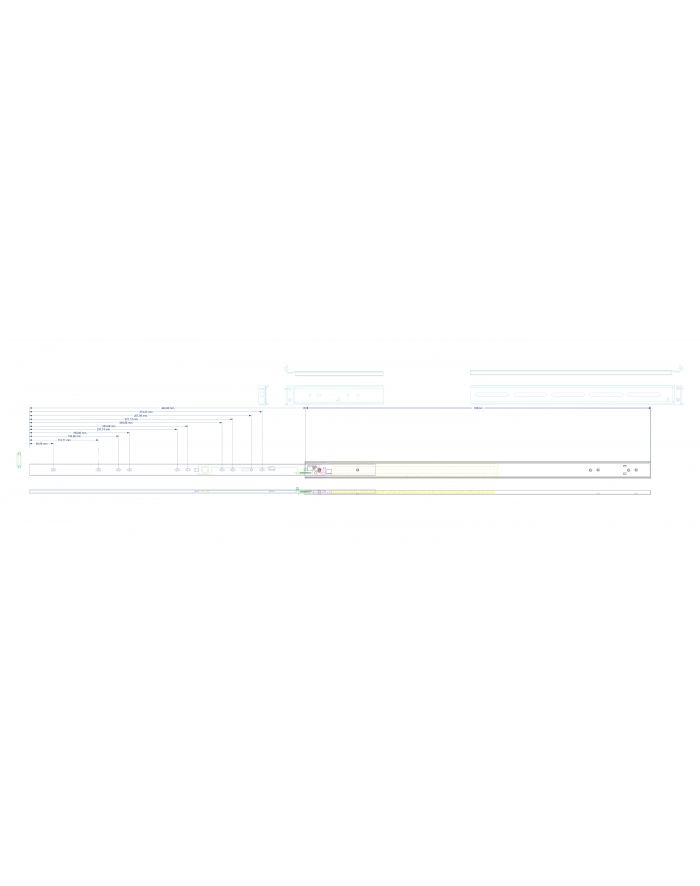 INTER-TECH  RACK TELESCOPIC RAILS - GREY - 2U - 19&QUOT; (88887211) główny