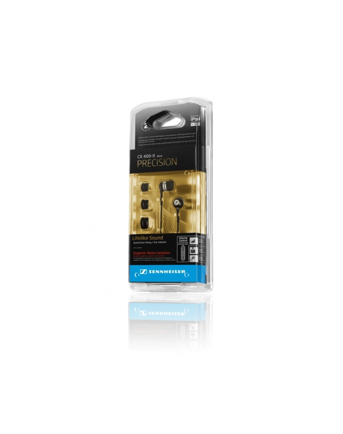 SŁUCHAWKI SENNHEISER CX 400-II PRECISION - DOUSZNE - CZARNE główny