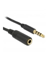 Delock Kabel Przedłużacz 3.5Mm Jack Czarny 0.5M (84716) - nr 5