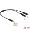 Delock Kabel Splitter Audio Jack 3.5Mm 25Cm - nr 17