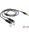 Delock Kabel Splitter Audio Jack 3.5Mm 25Cm - nr 24