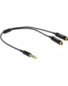 Delock Kabel Splitter Audio Jack 3.5Mm 25Cm - nr 25
