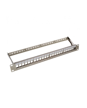 EFB-Elektronik Patch panel 37576.1 24 porty do modułów Keystone 1U z tacką do kabli