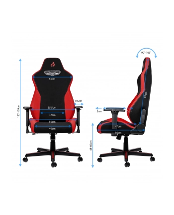 Nitro Concepts S300 Czarno-Czerwony [NCS300BR] nr 2
