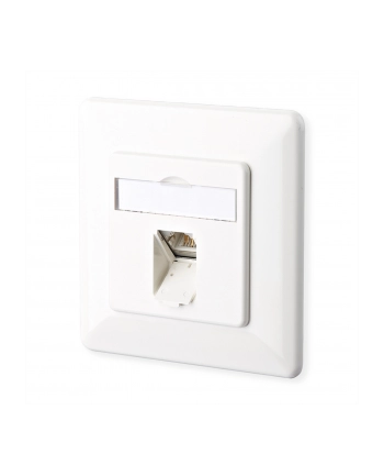 Metz Connect Gniazdo Sieciowe Rodzaj Montażu: Podtynkowy, Wkład Z Płytką Centralną I Ramką, 1307371002-I 1307371002-I, Cat 6, 1 Port, Czysty Biały nr 1