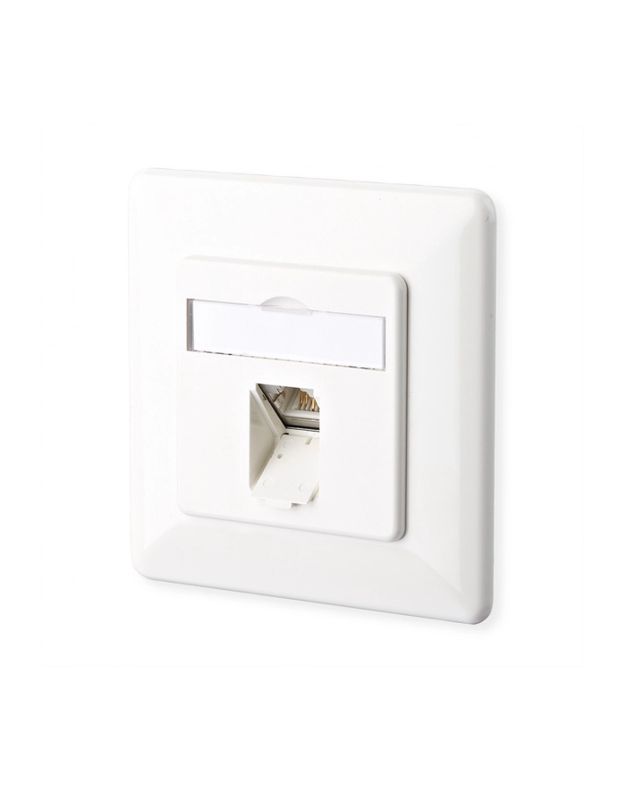 Metz Connect Gniazdo Sieciowe Rodzaj Montażu: Podtynkowy, Wkład Z Płytką Centralną I Ramką, 1307371002-I 1307371002-I, Cat 6, 1 Port, Czysty Biały główny
