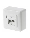 Metz Connect Gniazdo Sieciowe Rodzaj Montażu: Podtynkowy, Wkład Z Płytką Centralną I Ramką, 130C381002-I 130C381002-I, Cat 6A, 2 Porty, Czysty Biały - nr 1