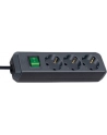 Brennenstuhl Eco-Line Listwa Zasilająca Z Wyłącznikiem - 3X Gniazdo - 3M Kabel - Czarna - nr 8