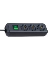 Brennenstuhl Eco-Line Listwa Zasilająca Z Wyłącznikiem - 3X Gniazda - 5M Kabel - Czarna - nr 10