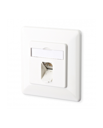 Metz Connect Gniazdo Sieciowe Rodzaj Montażu: Podtynkowy, Wkład Z Płytką Centralną I Ramką, 1307371002-I 1307371002-I, Cat 6, 1 Port, Czysty Biały nr 1