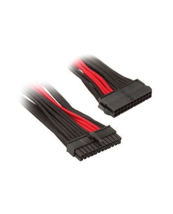 Silverstone Przedłużacz Do Zasilacza Atx 24-Pin 300mm Czarno Czerwony Sst-Pp07-Mbbr