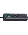 Brennenstuhl Eco-Line Listwa Zasilająca Z Wyłącznikiem - 3X Gniazda - 5M Kabel - Czarna - nr 14
