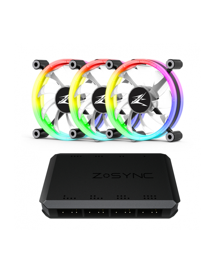 Zalman LF120A3 3-pack + Kontroler Z-SYNC (ZM-LF120A3) główny