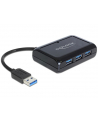 Delock 3-Port USB3.0 Czarny (62440) - nr 10