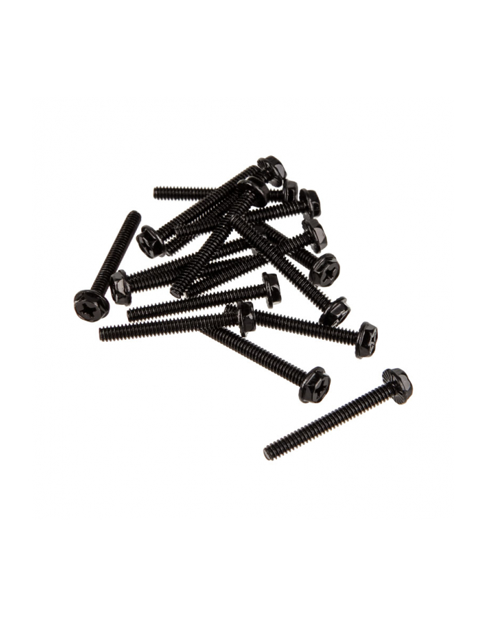 XSPC Śruby Typ 6-32, 30mm, 16 sztuk, czarne (5060175587787) główny