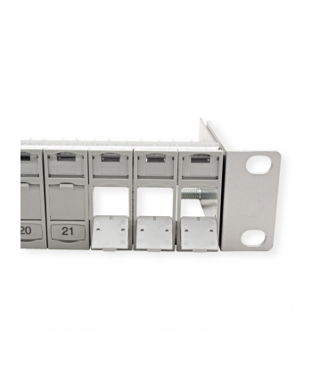 Metz Patch panel CAT 6 24 porty 1U Jasnoszary (13092000E)
