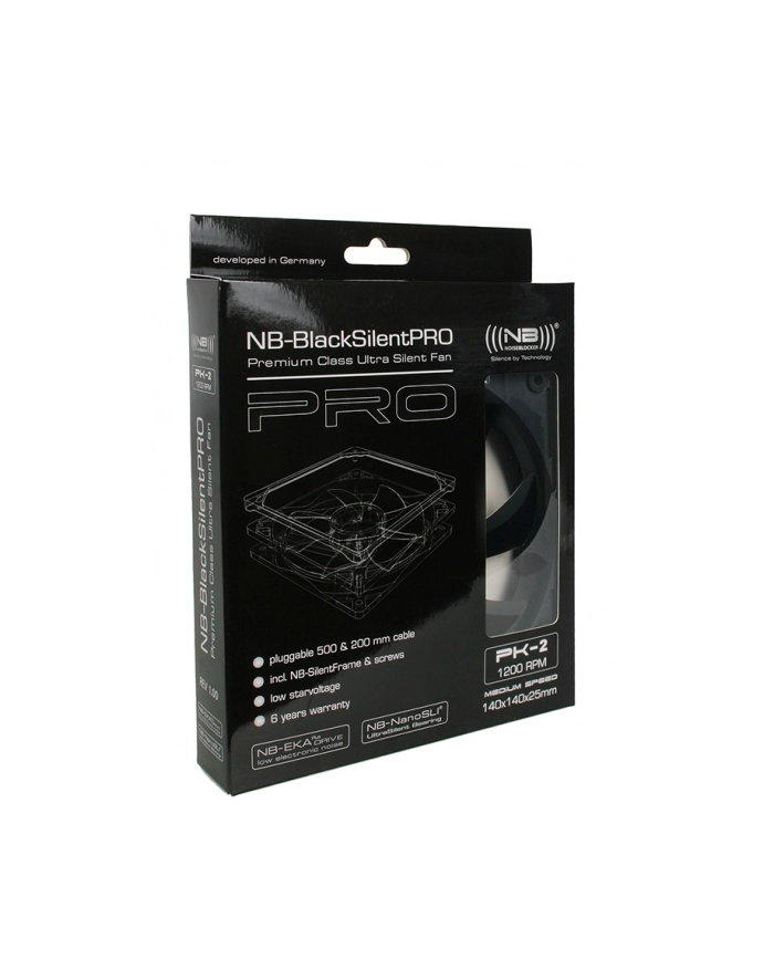 Noiseblocker NB BlackSilentPro PK-2 140x140x25 (ITR-PK-2) główny