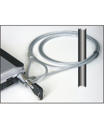 DeLOCK Notebook security lock with key (20595)