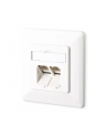 METZ CONNECT E-DAT C6 2 Port UP reinweiß RAL9010 - nr 2