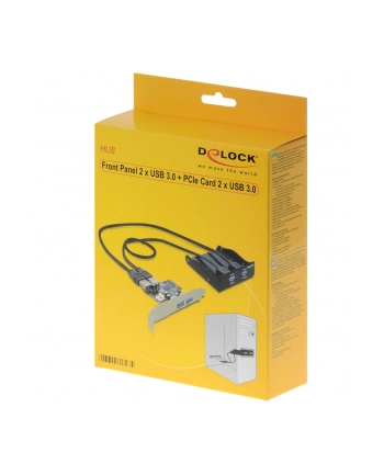 DeLOCK Front Panel + PCI Express Card (61893) nr 1