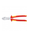 Knipex Szczypce boczne tnące wzmocnione 250mm VDE 1000V 74 06 250 - nr 1