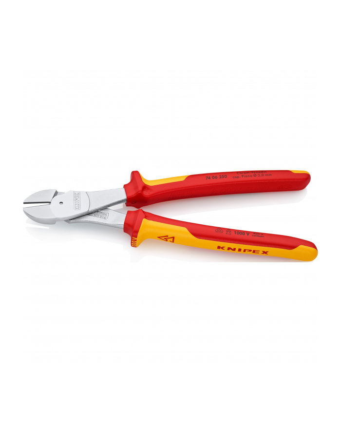 Knipex Szczypce boczne tnące wzmocnione 250mm VDE 1000V 74 06 250 główny