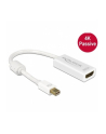 Delock Adapter mini DisplayPort 1.2 na HDMI Biały (62614) - nr 1