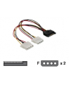 DeLOCK SATA 15pin > 2x 4pin Molex female 20cm (65159) - nr 3