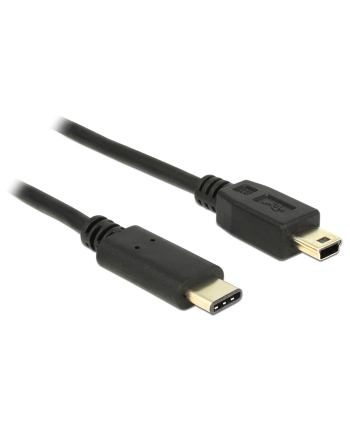 Delock USB C-miniUSB M/M 2m Czarny (83336)