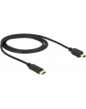 Delock USB C-miniUSB M/M 2m Czarny (83336) - nr 8