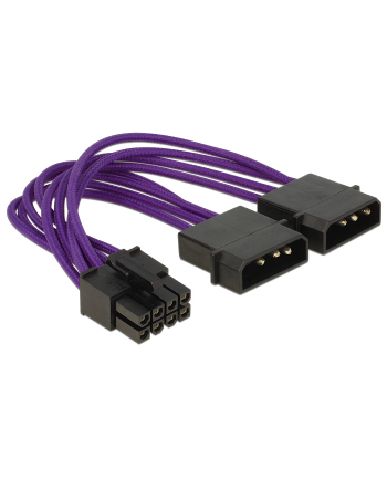 Delock 8Pin EPS - 2x 4Pin Molex 0.15m (83703)