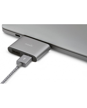 Moshi Adapter USB Moshi Moshi USB-C to Dual USB-A Adapter Space Gray | MacBook (99MO084214)