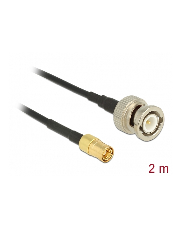 Delock Kabel antenowy BNC-SMB 2m (12497) główny