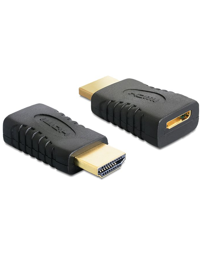 DeLOCK Kabel Adapter DELOCK High Speed HDMI A-St.>C-Bu. Goldk. [bk] (65262) główny