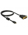 Delock microHDMI na DVI (24+1) 1m Czarny (83585) - nr 4