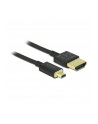 DELOCK KABEL HDMI(M)->HDMI MICRO(M) 1.5M 4K 60HZ 3D CZARNY SLIM PREMIUM DELOCK  (84782) - nr 5