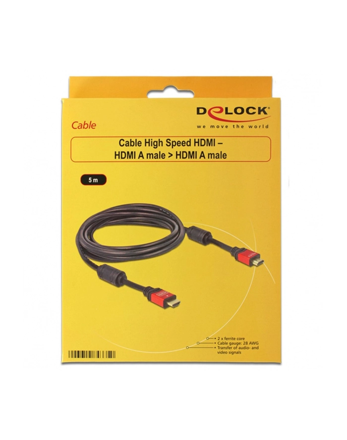 DeLOCK HDMI 1.3b Cable 5.0m male / male (84335) główny