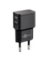 Goobay 2x USB 2,4A Czarny - nr 3