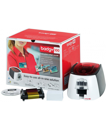 Evolis B12U0000RS Badgy100