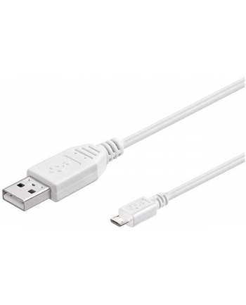 Pro USB 2.0 A/MicroUSB B - White - 1m (4040849961939)