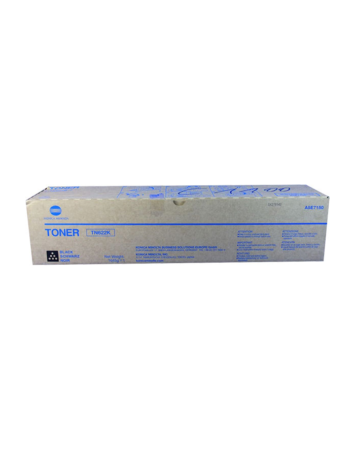 Konica Minolta TN-622K - Toner laserowy Czarny (A5E7150) główny