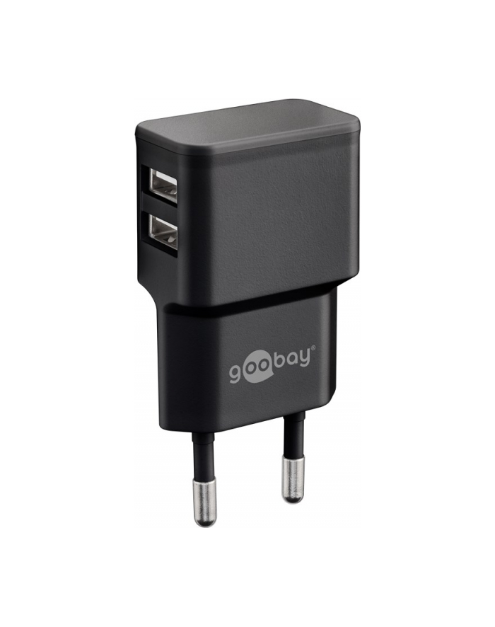 Goobay 2x USB 2,4A Czarny główny