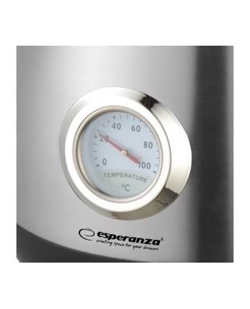 esperanza Czajnik elektryczny z termometrem Thames 1.7L Inox nr 1