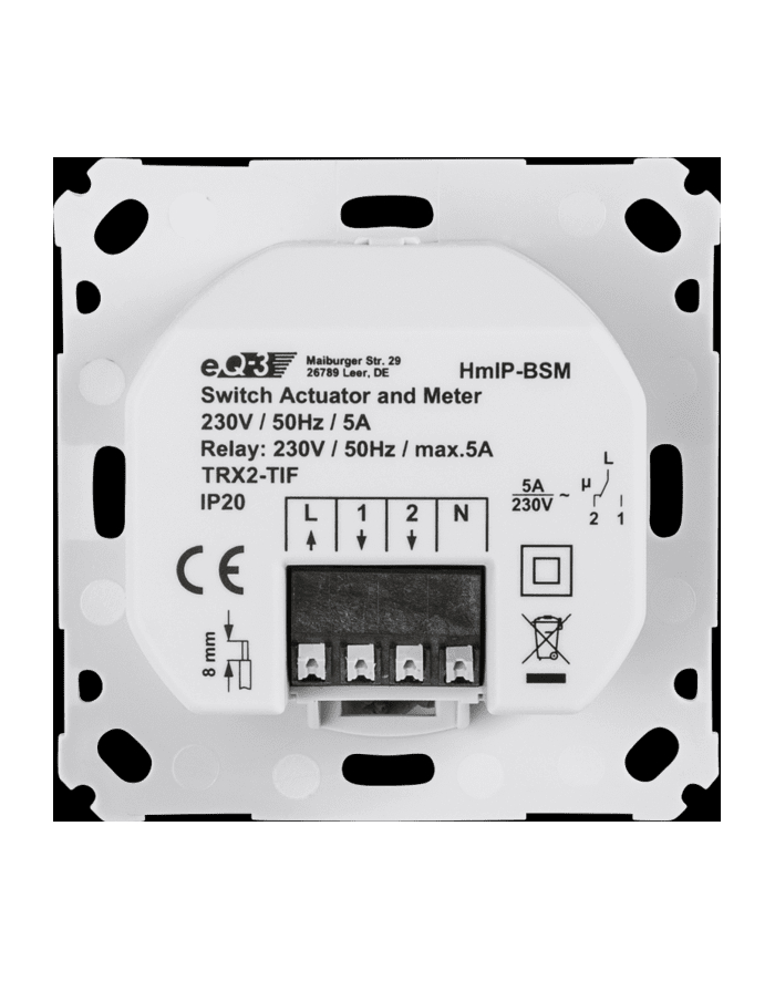 Homematic Ip Włącznik Bezprzewodowy , Zasięg Maksymalny 240 M główny