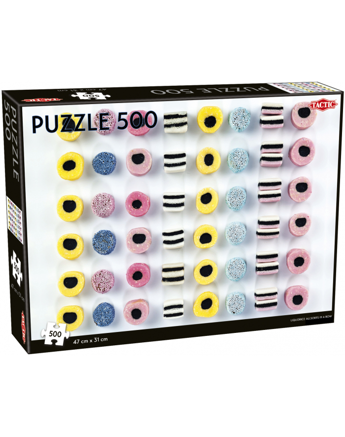 Puzzle 500el Liquorice allsorts in a row TACTIC główny